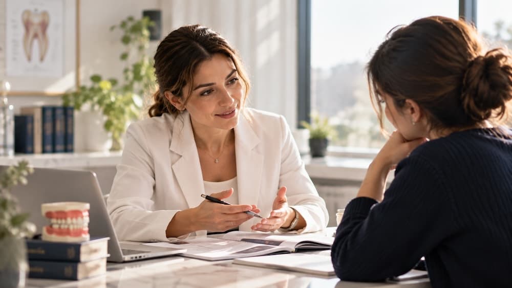 Personal dental consultancy session